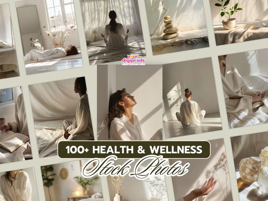 Health and Wellness PLR MRR Stock Photos